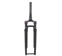 Fourche à suspension pneumatique Kuuleyn 700C pour vélo de route, fourche avant à suspension pneumatique, alliage d'aluminium, axe traversant 12 x 100 mm, amortisseur à (Blanc) (Rouge) (Bleu) (Orange)