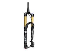 Fourche à Suspension pneumatique pour VTT, Conique 39,8 mm, Frein à Disque, Fourche Avant VTT, débattement 140 mm, Amortisseur de vélo, réglage du Rebond, axe 15 mm × 100 mm, compa