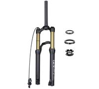 Fourche à Suspension pneumatique VTT 20" BMX 100 mm de débattement 28,6 mm Tube Droit sans Filetage QR 9 mm Verrouillage à Distance Frein à Disque Fourche Avant VTT