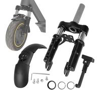 Fourche à Suspension Pour Trottinette électrique, Kit De Suspension Avant Pour Segway Ninebot F20 F25 F30 F40 F40i F65 D18e D28e D38e D40x Amortisseur Fourche Accessoires Avec Béquille Garde-Boue