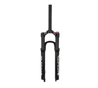 Fourche à suspension pour vélo de 26 pouces, fourche avant pour VTT, alliage d'aluminium haute résistance, verrouillage manuel, pour sentiers tout-terrain et cross-country, noir