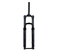 Fourche À Suspension Pour Vélo De Montagne 26/27,5/29" Fourche À Air À Axe Traversant 15x100mm Fourche Avant À Frein À Disque Droit/conique Débattement 140mm, Amortissement(Straight-manual,27.5")