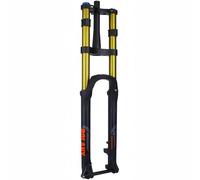 Fourche à Suspension pour VTT 26, 27,5, 29 Pouces Fourche pneumatique axe traversant Fourche de Descente Fourche Conique à Double épaulement 1-1/2" Rebond réglable 15 x 110 mm D,29''