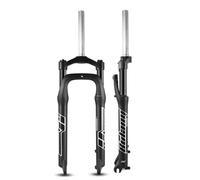Fourche à suspension pour VTT Fat Tire 20/26 x 4 pouces, débattement 100/110 mm, fourche avant à ressort pour vélo électrique de plage et de neige, fourche droite pour frein à disque 1-1/8", 9 x 135