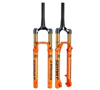 Fourche à Suspension VTT 26/27,5/29 pouces 1-1/2" fourche à Air à conique | Voyage 120mm 9*100mm QR frein à disque fourche avant de montagne réglage du rebond