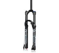 Fourche À Suspension VTT 26/27.5/29Pouces Réglage Du Rebond 9x100mm QR | Fourche Avant à Droite/conique Course 140mm Fourche Air Vélo XC AM Verrouillage Manuel/à Distance