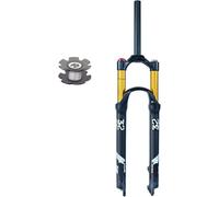 Fourche à Suspension VTT Vppv 26 Pouces, 1-1/8" Tube Droit Serrure à Distance QR 9mm Débattement 120mm, Shoulder Control, 27.5 inch