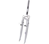 Fourche avant de 28 pouces élastiquement hybride argent de 1 pouce