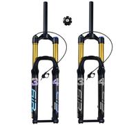 Fourche Avant de vélo à Pression d'air 27,5/29 Pouces, VTT, Fourche SuspeSXSaelciunion, débattement 140 mm, axe traversant 15 × 100 mm, Tube Droit 1-1/8'', pièces de Rechange XC AM