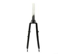 Fourche avant de vélo de 50,8 cm, construction en alliage d'aluminium, compatible avec frein en V, tube de direction droit 28,6 mm, longueur de la lame 185 mm, largeur de l'axe 100 mm