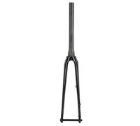 Fourche Avant de Vélo en Fiber de Carbone pour Vélo de Route Tube Conique Frein à Disque Fourche Dure avec Arbre de Baril(UD Lumineux)