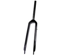 Fourche Avant de VTT 26/27,5/29 Pouces, Fourche Rigide en Fibre de Carbone, Frein à Disque QR 9 x 100 mm, Fourche de vélo VTT, Tube Droit sans Filetage 1-1/8", ultralégère (Couleur