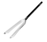 Fourche Avant en Fibre De Carbone 14/16/18/20 Pouces Fourche Rigide BMX 1-1/8" sans Filetage Freins C QR 74 Mm/100 Mm Tube Droit Fourche Vélo(Bianco,74MM-18IN)