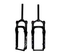 Fourche avant épaisse de vélo 20 pouces 4,0" pneu 1~1/8" Tube droit VTT vélos suspension pneumatique fourches à suspension rapide 9 x 135 mm débattement 120 mm pour neige plage