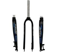 Fourche Avant Rigide pour VTT, Fourche Suspendue en Aluminium pour VTT de 26, 27,5 et 29 Pouces, Frein à Disque 9 mm, dégagement Rapide