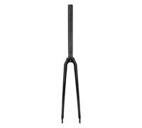Fourche Avant Vélo Route 700C Tube Droit avec Frein En C, Fibre De Carbone Brillante, Suspension Rapide - Haute Résistance, Conception Antichoc, Montage Facile Pour Cyclistes