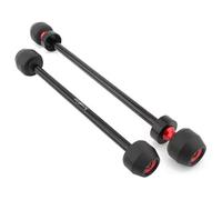 Fourche Cadre Sliders Compatible Avec Ducati Pour Scrambler Sixty2 2016-2019 Pour Urban Pour Enduro 2015-2016 Flat Track Pro 2016 Curseur Protection Roue Avant Arrière Moto(Red)