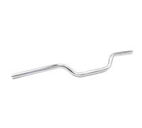Fourche Clip-ons Guidon Barres de moteur universelles de Style traqueur de vélo de moto, guidon en acier de 22MM, café Racer, vieille école Guidon de moto(22MM Chrome)