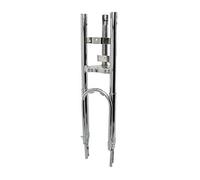 fourche cyclo compatible avec peugeot 103 mvl chrome -selection p2r-