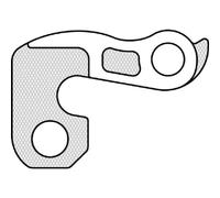 FOURCHE DE CHANGEMENT GH-012 UNION ALUMINIUM POUR VÉLO VTT VÉLO