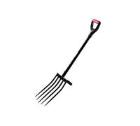 Fourche de Jardin à 5 Dents Avec Manche en Métal Robuste Longueur Totale 105cm