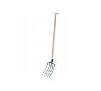 Fourche de jardin KADAX 5 dents pour foin fumier herbe paille