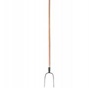 Fourche de jardin KADAX avec manche en bois, 2 dents