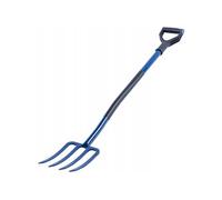 Fourche de jardin KADAX pour creuser compost 4 dents métal 130 cm