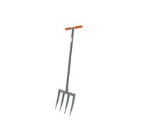 Fourche de jardin TERRADIX 4 x 250, design solide pour sols pierreux, enracinés et compactés - Largeur de travail 31 cm - Longueur des dents 25 cm