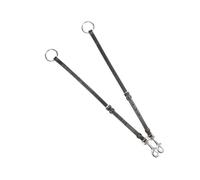 Fourche de martingale avec mousquetons Kavalkade Noir Full