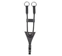 Fourche de martingale élastique QHP Noir Poney