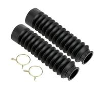 Fourche de Moto Lot de 2 Cache-poussière en Caoutchouc pour Fourche Avant Moto, amortisseurs, Bottes Gators, Manchons Anti-poussière, Accessoires Capuchon d'écrou de Tige