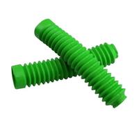 Fourche de Moto Soufflet de Fourche Avant, Cache-poussière, Protection en Caoutchouc pour Moto, Bottes Gators, pièces Modification d'amortisseur Capuchon d'écrou de Tige(Green)