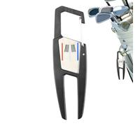Fourche de réparation de terrain de golf - Outil de divot pliable en métal, marqueur de balle de golf amovible, réparateur vert robuste, marqueur magnétique à bouton, de zinc durable |