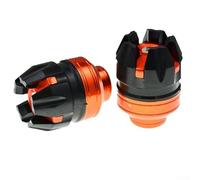 Fourche de suspension avant de moto en alliage d'aluminium CNC pour protection de fourche (orange)