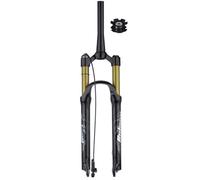 Fourche de suspension de vélo de montagne, 120 mm, axe QR, tube conique de 1 1/8, verrouillage manuel à distance pour XC