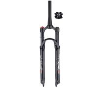 Fourche de suspension de vélo de montagne, 120 mm, axe QR, tube conique de 1 1/8, verrouillage manuel à distance pour XC