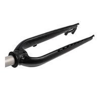 Fourche de suspension pour VTT 26/27,5/29 pouces, fourche avant de vélo de montagne, fourche rigide en alliage d'aluminium avec fixation sur le pilier A pour frein à disque, débattement ouvert de 100