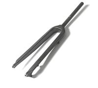 Fourche de suspension pour VTT 26/27,5/29 pouces, fourche rigide en fibre de carbone pour freins à disque, tube de direction 28,6 x 300 mm, débattement ouvert 100 mm, diamètre du plateau le plus court