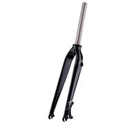 Fourche de suspension pour VTT 26/27,5 pouces, fourche avant ouverte 100 mm, diamètre du tube de direction 1-1/8" (28,6 mm), longueur du tube de direction 25 cm, matériau aluminium, compatible freins