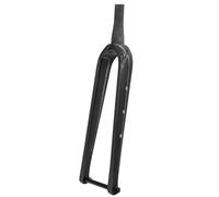 Fourche de vélo de Route Gravel en Fibre de Carbone 700C, axe traversant de 28,6 mm, Freins à Disque 12 x 100 mm, Tube Avant Droit/Conique 1-1/8 (Couleur : Noir Brillant, Taille du