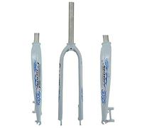 Fourche de vélo, Fourche avant de VTT, Fourche avant de vélo de route/VTT 26 pouces/27,5 pouces/29 pouces 700C, Fourche avant en alliage d'aluminium pur pour freins à disque, Fourche rigide moulée à l