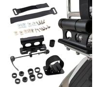 Fourche de vélo - Support de fourche en d'aluminium 11 x 5,8 x 3,8 cm, support léger avec cadre en métal | Support de transport en métal antidérapant pour SUV, camion, rangement mural et