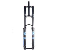 Fourche de VTT à Suspension pour Descente Débattement de 160 mm Suspension à Air Réglage du Rebond Axe Traversant 15 X 110 mm Compatible avec Les Modèles 26 27,5 Et 29 Pouces.