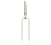 Fourche Droite 28.6mm 20" Alliage Léger pour Vélo | Alliage aluminium léger, compatible vélo pliant 20", pour v-brake intégré, montage pour rapide, couleur blanc(White)