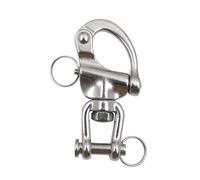 Fourche en acier inoxydable 316 avec manille à ressort pivotante pour équipement de plongée en plein air (316-70 mm)