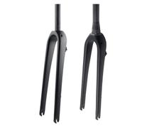 Fourche entièrement en Fiber de carbone UD for vélo route gravier 700C | Cyclocross Travel Frein à disque plat Fourche rigide QR, pivot droit et conique