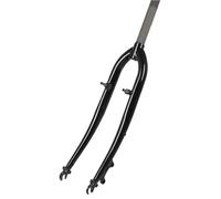 Motodak Fourche VTC 28" Acier filetée 1"1/8 Noire V-Brake à tasseaux + Disque IS