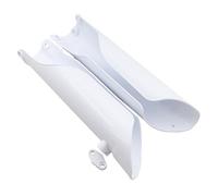Fourche Moto Cache Couvercle de Protection en Plastique pour Amortisseur Avant Fourche Protège Fourche Moto(White-24)