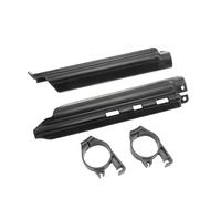 Fourche Moto Cache Couvercle de Protection pour Fourche Avant, Absorption des Chocs, adapté à Kawasaki KLX 250 300R 650 650R KDX 125 200(Black and Black)
